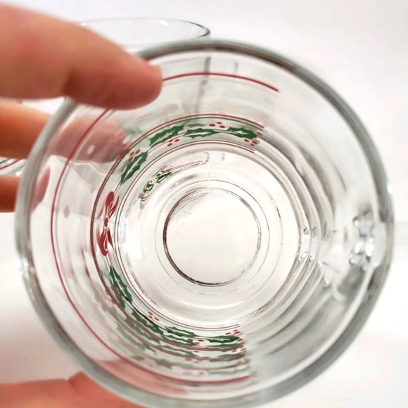 KIG Indonesia Christmas coffee mugs set of two holiday glasses - Picture 2 of 3